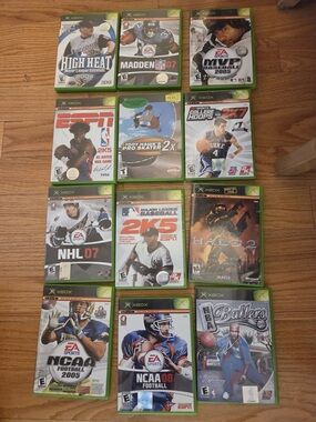 Xbox Game Bundle - Green Cases Collection